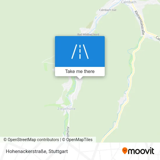 Карта Hohenackerstraße