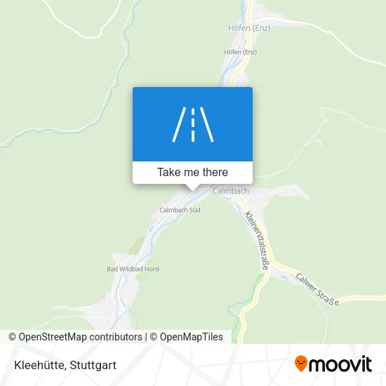 Kleehütte map