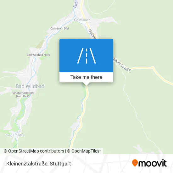 Карта Kleinenztalstraße