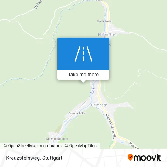 Карта Kreuzsteinweg