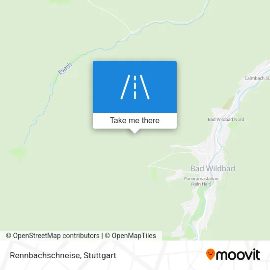 Карта Rennbachschneise