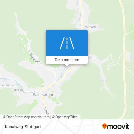 Карта Kanalweg
