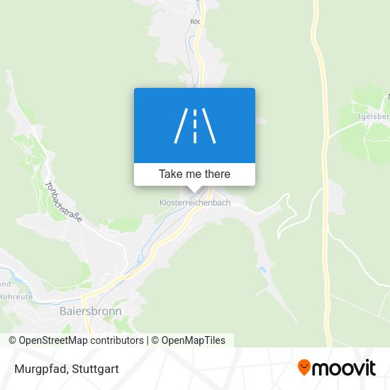 Карта Murgpfad