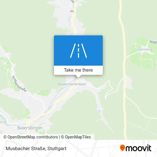 Карта Musbacher Straße
