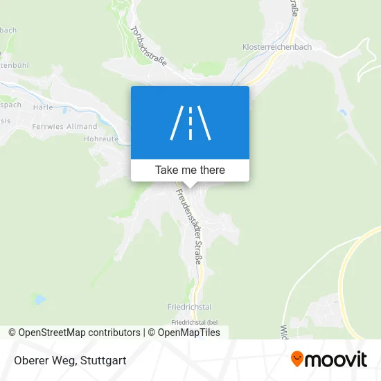 Карта Oberer Weg