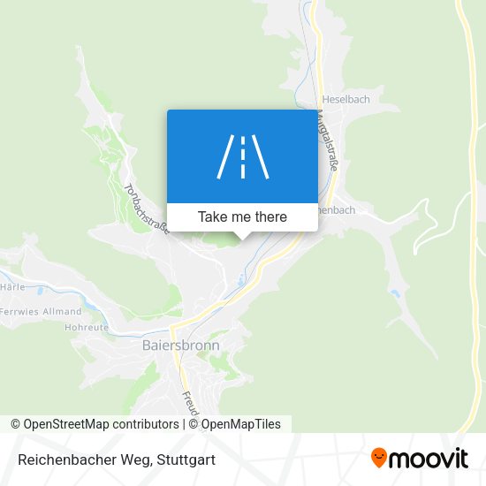 Карта Reichenbacher Weg