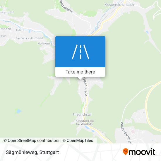 Sägmühleweg map