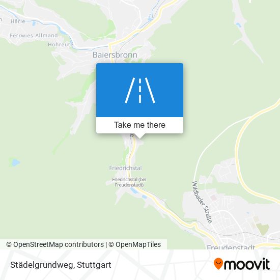 Städelgrundweg map