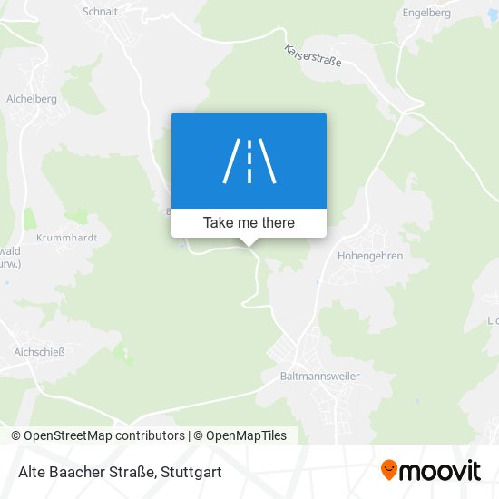 Alte Baacher Straße map
