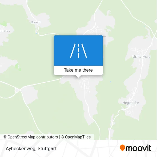 Карта Ayheckenweg