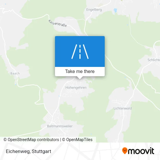 Карта Eichenweg