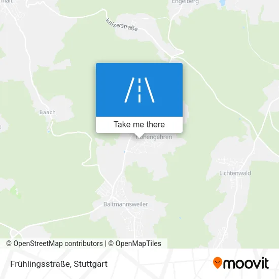 Карта Frühlingsstraße