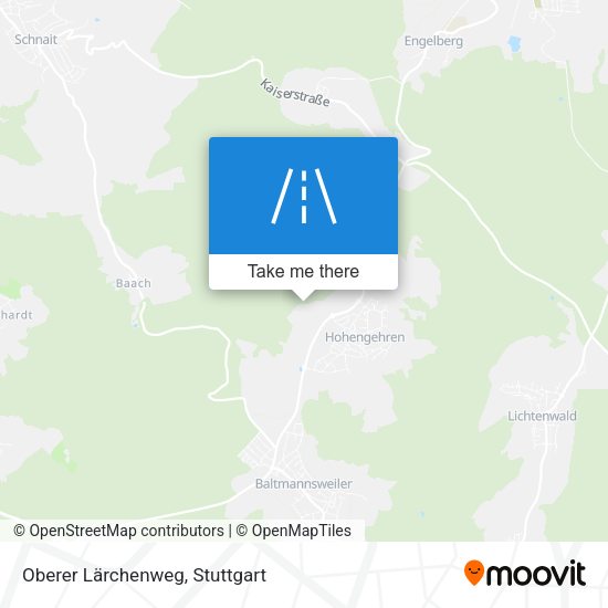 Oberer Lärchenweg map