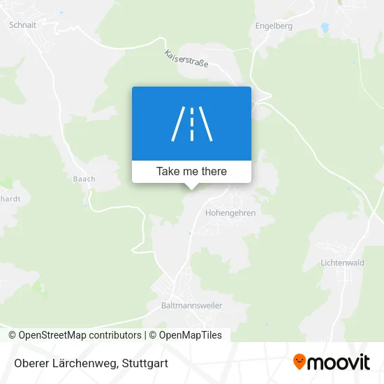 Карта Oberer Lärchenweg