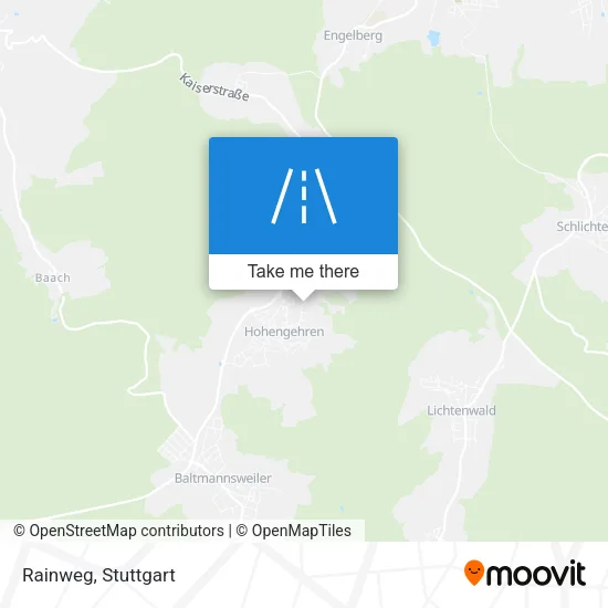 Карта Rainweg