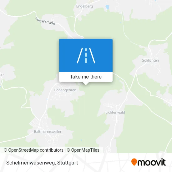 Карта Schelmenwasenweg