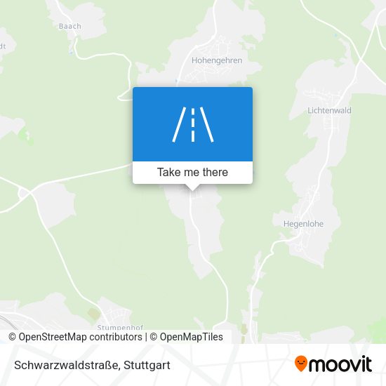 Schwarzwaldstraße map