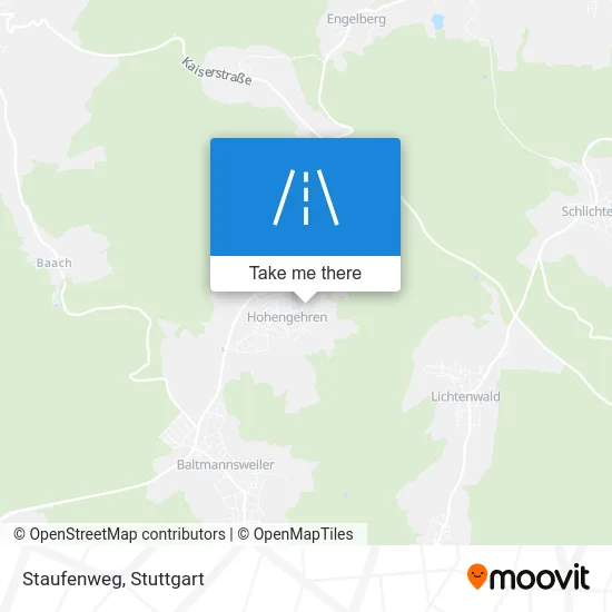 Карта Staufenweg