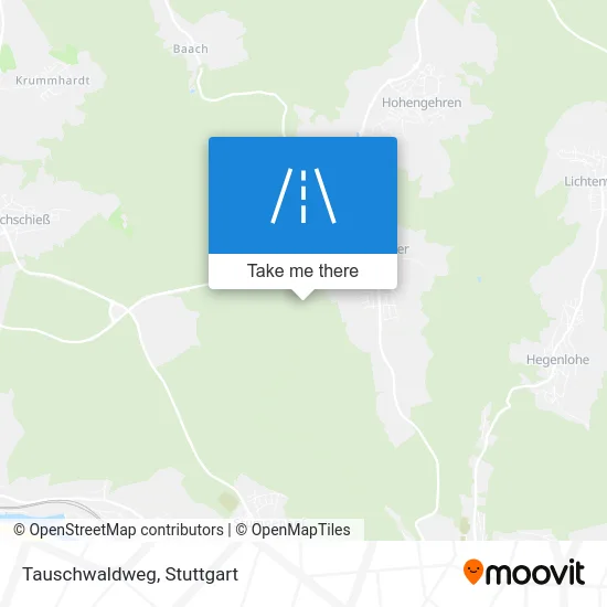 Карта Tauschwaldweg