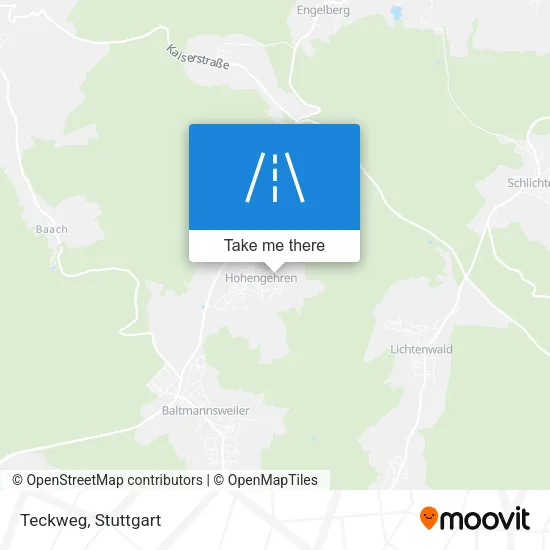 Карта Teckweg