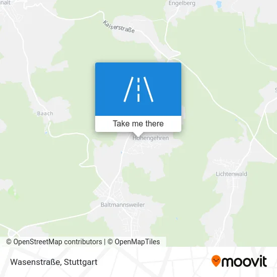 Карта Wasenstraße