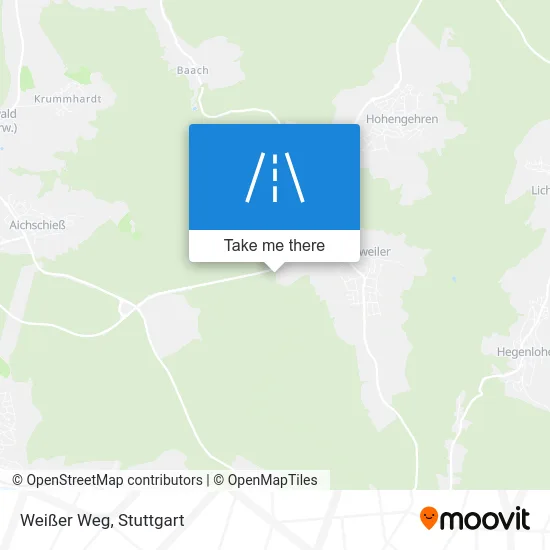 Карта Weißer Weg