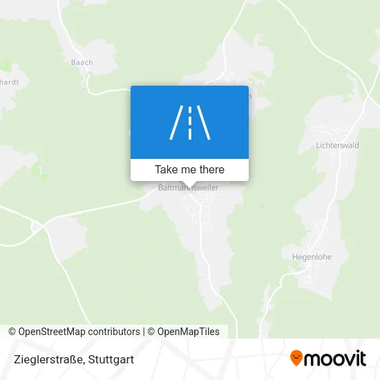 Карта Zieglerstraße