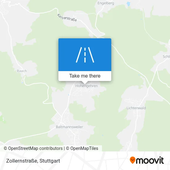 Карта Zollernstraße