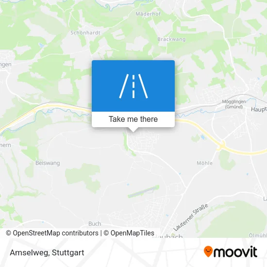 Карта Amselweg