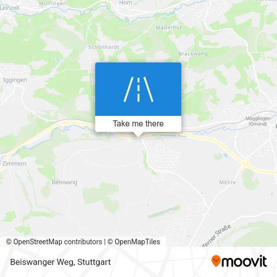 Карта Beiswanger Weg