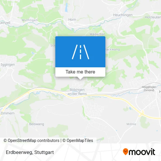 Карта Erdbeerweg