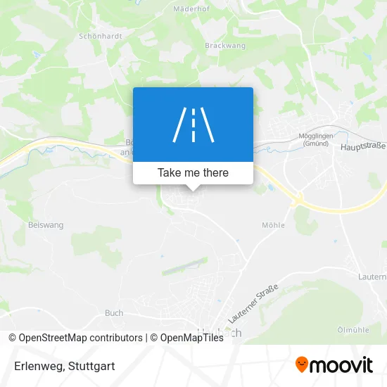 Карта Erlenweg