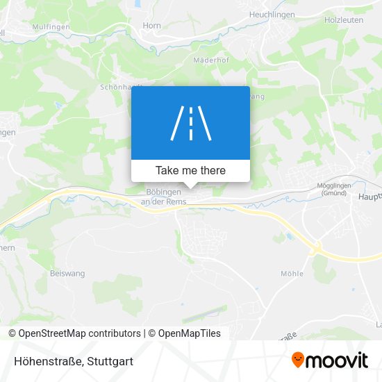 Höhenstraße map