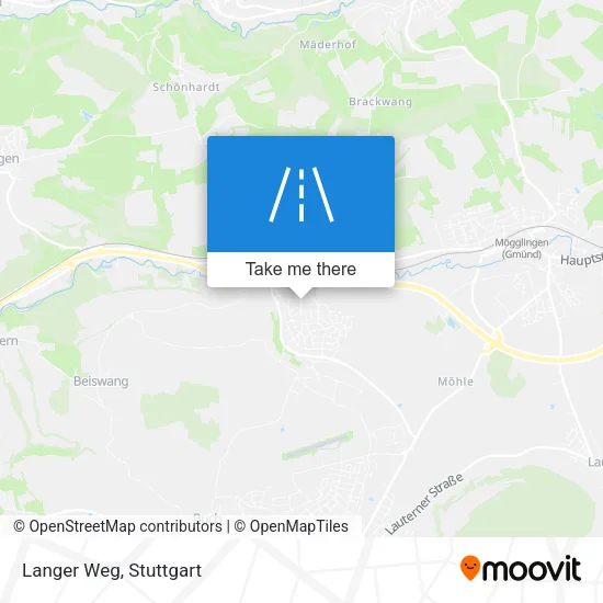Карта Langer Weg