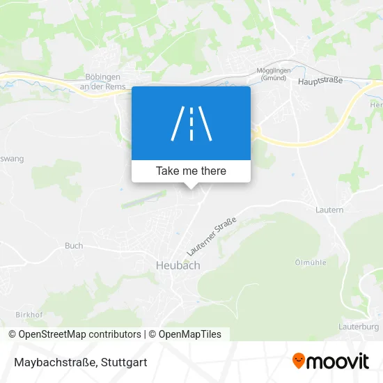 Карта Maybachstraße