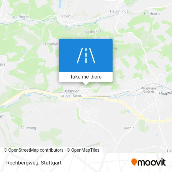 Карта Rechbergweg