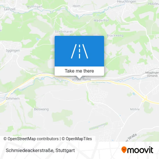 Карта Schmiedeackerstraße