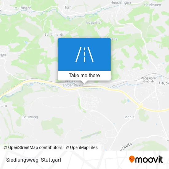 Карта Siedlungsweg