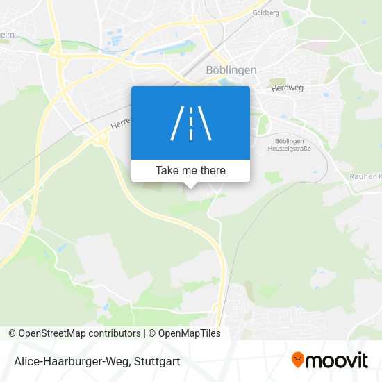 Alice-Haarburger-Weg map