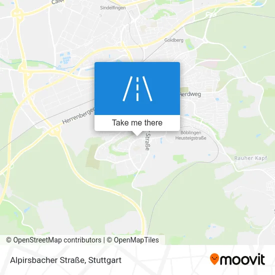 Карта Alpirsbacher Straße