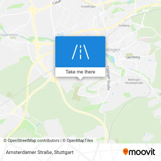 Карта Amsterdamer Straße