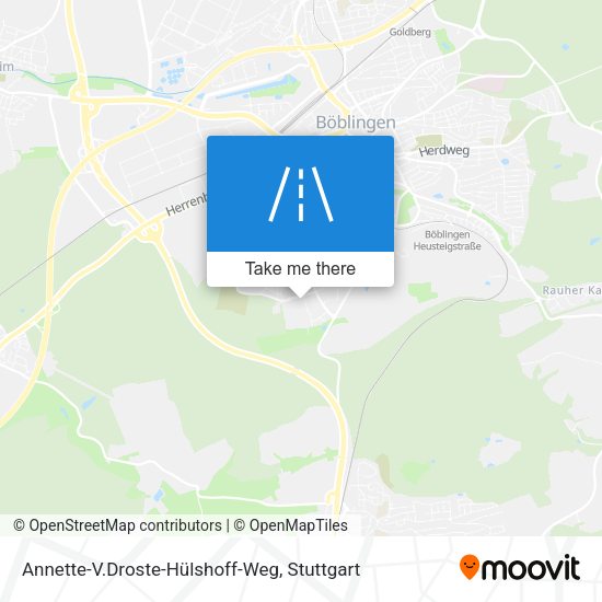 Карта Annette-V.Droste-Hülshoff-Weg
