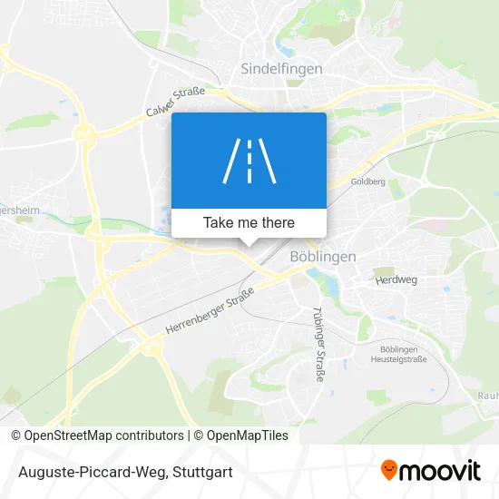 Карта Auguste-Piccard-Weg