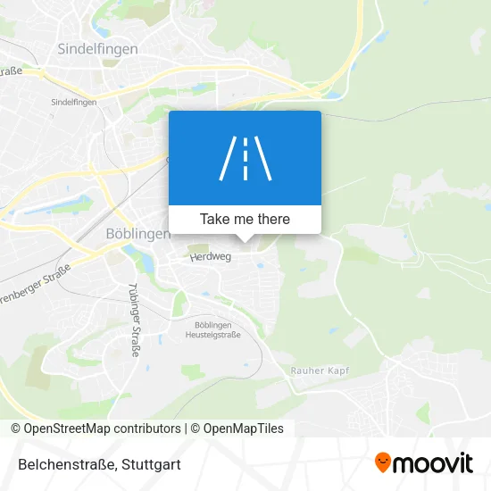 Карта Belchenstraße