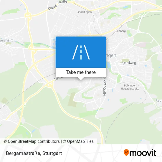 Карта Bergamastraße