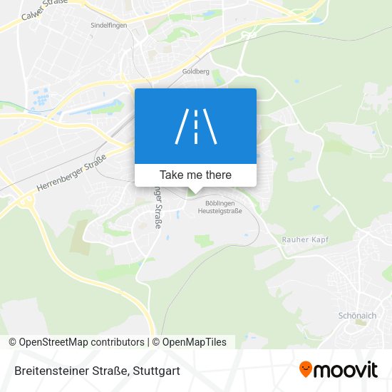 Карта Breitensteiner Straße