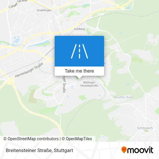 Карта Breitensteiner Straße