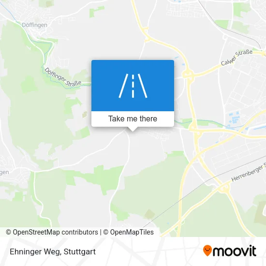 Карта Ehninger Weg