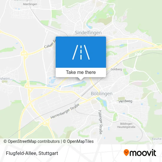 Карта Flugfeld-Allee
