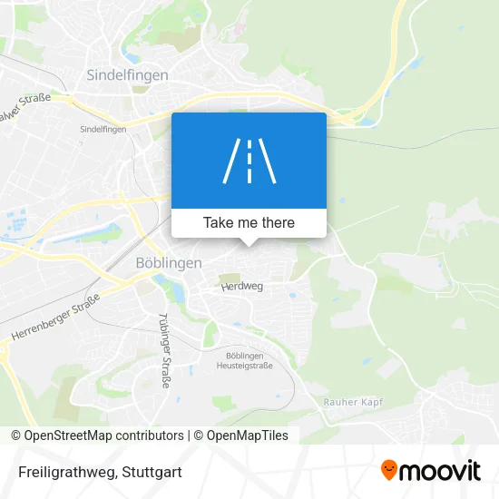Карта Freiligrathweg